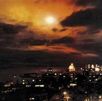 Space nuclear explosion from Hawaii