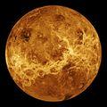 Magellan radar image of Venusian surface