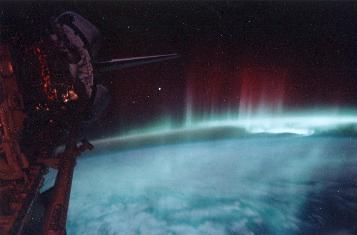 Aurora from the Space Shuttle