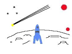 Space Cartoon Drawing