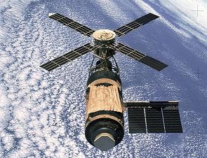 Skylab in orbit